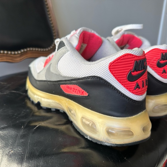 Nike Air Max 90 360 Sz 11 ‘One Time Only’ White Medium Grey Infrared 2006. - Picture 2 of 13